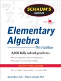 Cover: Schaum's Outline of Elementary Algebra, 3ed - McGraw-Hill Education