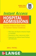 Cover: LANGE Instant Access Hospital Admissions - McGraw-Hill Education / Medical