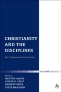 Cover: Christianity and the Disciplines - T.& T.Clark Ltd