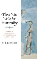 Cover: Those Who Write for Immortality - Yale University Press