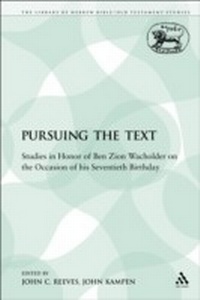 Enlarge image Cover: Pursuing the Text - Sheffield Academic Press
