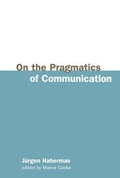 Cover: On the Pragmatics of Communication - Polity Press