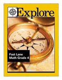 Enlarge image Cover: Explore Fast Lane Math Grade 4 - Queue, Inc.