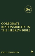 Cover: Corporate Responsibility in the Hebrew Bible - Sheffield Academic Press