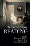 Cover: Inferences during Reading - Cambridge University Press