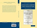 Cover: Auguste Comte and Positivism - Cambridge University Press