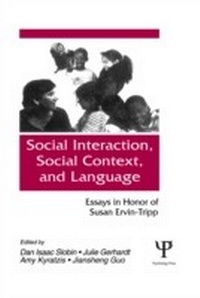 Abbildung von: Social interaction, Social Context, and Language - Psychology Press Ltd