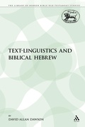 Bild: Text-Linguistics and Biblical Hebrew - Sheffield Academic Press