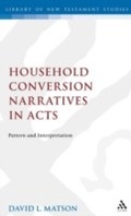 Cover: Household Conversion Narratives in Acts - Sheffield Academic Press