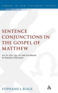 Bild: Sentence Conjunctions in the Gospel of Matthew - Continuum International Publishing Group Ltd.