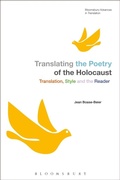 Cover: Translating the Poetry of the Holocaust - Bloomsbury Academic USA