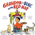 Cover: Grandma in Blue with Red Hat - Abrams Books for Young Readers