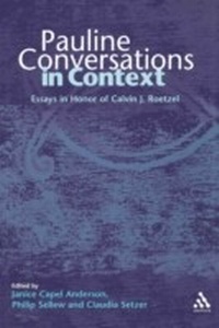Enlarge image Cover: Pauline Conversations in Context - Sheffield Academic Press