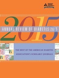 Cover: Annual Review of Diabetes 2015 - American Diabetes Association