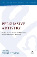 Cover: Persuasive Artistry - Sheffield Academic Press