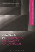 Cover: Advances in Experimental Philosophy of Language - Bloomsbury Academic