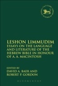 Cover: Leshon Limmudim - T.& T.Clark Ltd