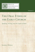 Cover: The Oral Ethos of the Early Church - Wipf and Stock Publishers