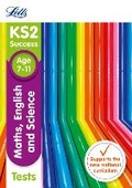 Cover: KS2 Maths, English and Science Tests - Letts Educational