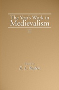 Cover: The Year's Work in Medievalism, 2011 - Wipf and Stock Publishers