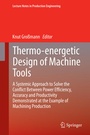 Cover: Thermo-energetic Design of Machine Tools - Springer