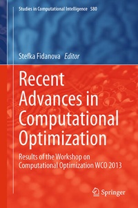 Enlarge image Cover: Recent Advances in Computational Optimization - Springer