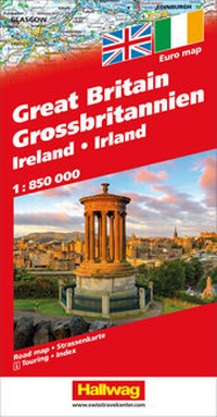 Abbildung von: Hallwag Strassenkarte Grossbritannien, Irland 1:850.000 - Hallwag Kümmerly+Frey