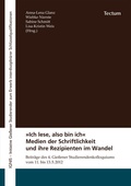 Cover: "Ich lese, also bin ich" - Tectum Wissenschaftsverlag