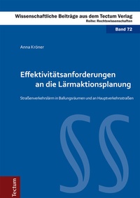 Abbildung von: Effektivitätsanforderungen an die Lärmaktionsplanung - Tectum Wissenschaftsverlag