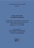 Cover: Krieg und Frieden - Ugarit