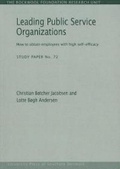 Cover: Leading Public Service Organizations - The Rockwool Foundation Research Unit