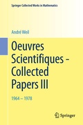 Cover: Oeuvres Scientifiques - Collected Papers III - Springer