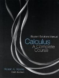 Enlarge image Cover: Student Solutions Manual Calculus: A Complete Course - Prentice Hall Canada