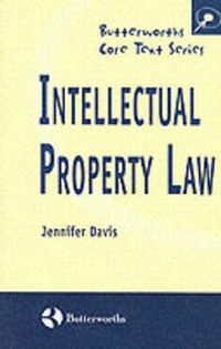 Enlarge image Cover: Intellectual Property Law - Butterworths Law