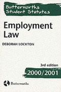 Cover: Employment Law - Butterworths Law