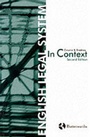 Cover: English Legal System in Context - Butterworths Law