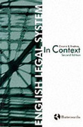 Cover: English Legal System in Context - Butterworths Law