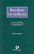 Cover: Human Rights Law and Practice: Supplement - Butterworths Law