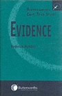 Cover: Evidence - Butterworths Law