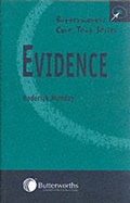 Cover: Evidence - Butterworths Law