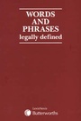 Cover: Words and Phrases Legally Defined: AND 1997 Supplement - Butterworths Law