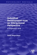 Cover: Individual Development from an Interactional Perspective (Psychology Revivals) - Psychology Press Ltd