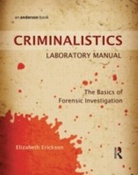 Abbildung von: Criminalistics Laboratory Manual - Routledge