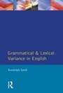 Cover: Grammatical and Lexical Variance in English - Routledge