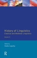 Cover: History of Linguistics Volume II - Routledge