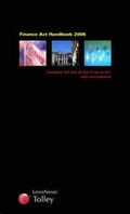 Cover: Simon's Finance Act Handbook 2006 - Butterworths Law