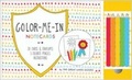 Cover: Colour Me in Notecards - Chronicle Books