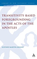 Bild: Transitivity-Based Foregrounding in the Acts of the Apostles - Sheffield Academic Press