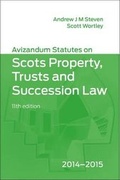 Cover: Avizandum Statutes on the Scots Property, Trusts and Succession Law - Avizandum Publishing Ltd