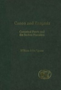 Enlarge image Cover: Canon and Exegesis - Sheffield Academic Press